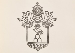 piua xii arms in pen and ink